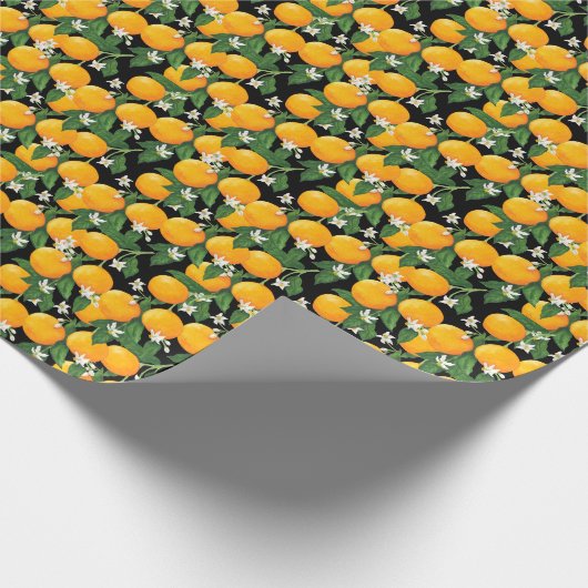 Sinaasappels Cadeaupapier (Hoek)