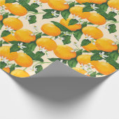 Sinaasappels Cadeaupapier (Hoek)