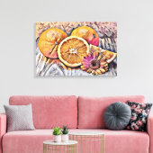 Sinaasappels Canvas Afdruk (Insitu (Woonkamer))
