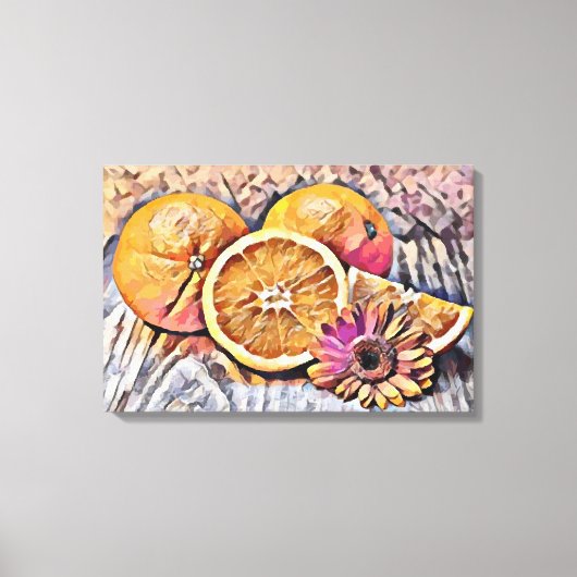 Sinaasappels Canvas Afdruk (Voorkant)