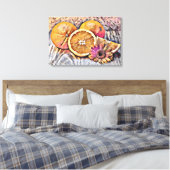 Sinaasappels Canvas Afdruk (Insitu (Slaapkamer))