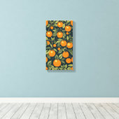 Sinaasappels Canvas Muurkunst Afdruk (Insitu (Houten vloer))