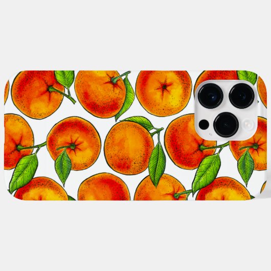 Sinaasappels Case-Mate iPhone Case (Achterkant (horizontaal))