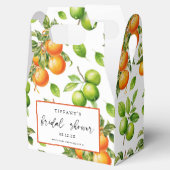 Sinaasappels Citroen Citrus Bruidsmeisjes Bruiloft Bedankdoosjes (Geopend)