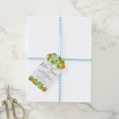 Sinaasappels Citroen Citrus Bruiloftsontbijt Dank  Cadeaulabel (Met Touw)