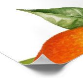 Sinaasappels Citroen Citrus Kaarten en geschenken  Poster (Hoek)