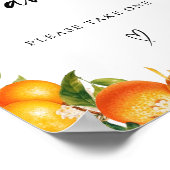 Sinaasappels Citroen Citrus vrijgezellenfeest Favo Poster (Hoek)