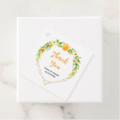 Sinaasappels Citrus bruiloft Dank u Bedankjes Labels (In situ)