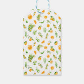 Sinaasappels Citrus bruiloft Dank u Cadeaulabel (Achterkant)