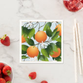 Sinaasappels Citrus Fruit Cocktail Party Servet (Insitu)