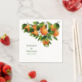 Sinaasappels Citrus Fruit Cocktail Party servetten (Insitu)