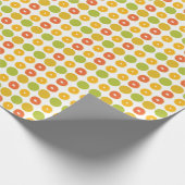 Sinaasappels Citrus Fruits Food Pattern Cadeaupapier (Hoek)
