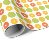 Sinaasappels Citrus Fruits Food Pattern Cadeaupapier (Rol Hoek)