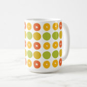 Sinaasappels Citrus Fruits Food Pattern Koffiemok (Voorkant rechts)