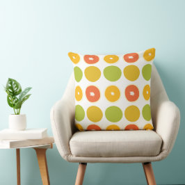 Sinaasappels Citrus Fruits Food Pattern Kussen