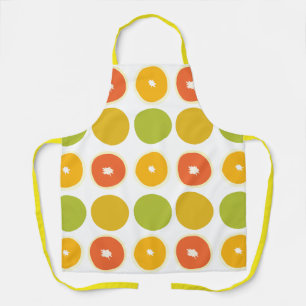 Sinaasappels Citrus Fruits Food Pattern Schort