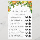 Sinaasappels Citrus Hij zei dat ze spel zei (Voorkant)