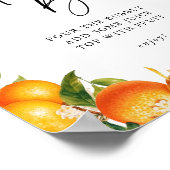 Sinaasappels Citrus vrijgezellenfeest Mimosa Bar T Poster (Hoek)