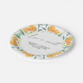 Sinaasappels Citrus - Vrijgezellenfeest Papieren Bordje (Gekanteld)