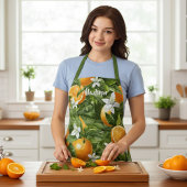 Sinaasappels Citrusbloesems Moderne gepersonalisee Schort