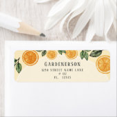 Sinaasappels Citrusvruchten retour adres label (Insitu)