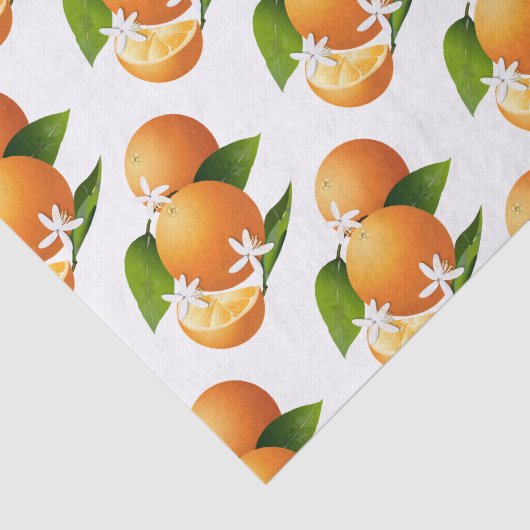 Sinaasappels Citrusvruchten Tissuepapier (Detail)