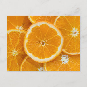 Sinaasappels Close-up Foto Briefkaart