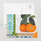  Sinaasappels Collage Briefkaart (Voorkant / Achterkant)