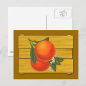 Sinaasappels  Crate Art Briefkaart (Voorkant / Achterkant)