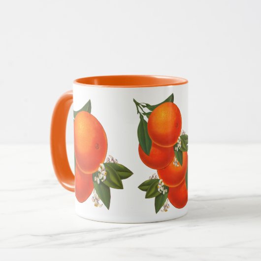 Sinaasappels  Crate Art Coffee Mok (Voorkant links)