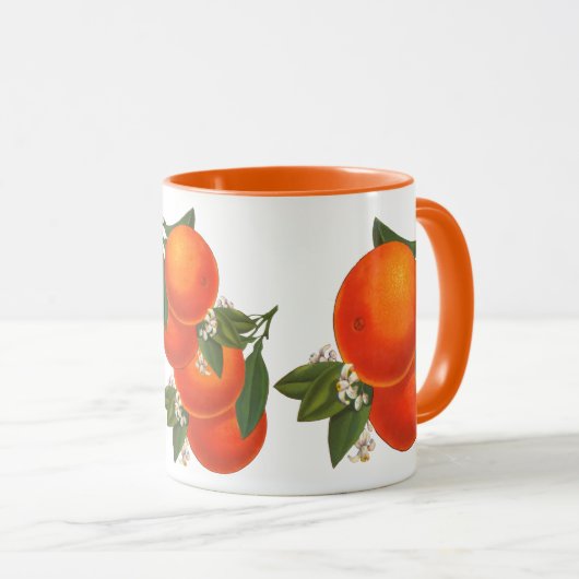 Sinaasappels  Crate Art Coffee Mok (Voorkant rechts)