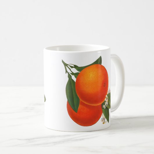 Sinaasappels Crate Art Coffee Mok (Voorkant rechts)