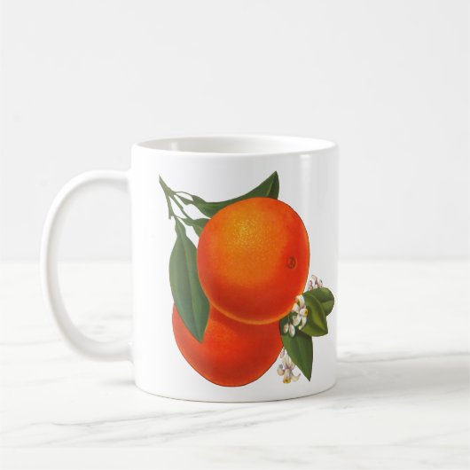 Sinaasappels Crate Art Coffee Mok (Links)