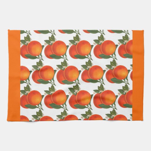 Sinaasappels Crate Art Kitchen Towel Theedoek (Horizontaal)