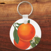 Sinaasappels Crate Art Sleutelhanger (Voorkant)