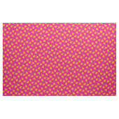 Sinaasappels Cute Fruit Kitchen Roze Stof (Yard (91,4 cm))