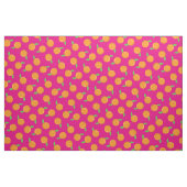 Sinaasappels Cute Fruit Kitchen Roze Stof (Fat Quarter)