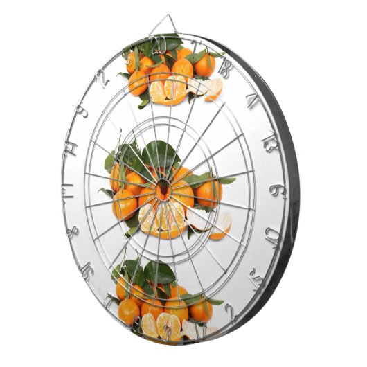 Sinaasappels Dartbord (Voorkant Rechts)