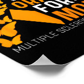 Sinaasappels dragen voor moeders MS Multiple Scler Poster (Hoek)