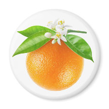 Sinaasappels en bloemen