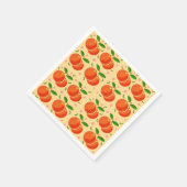 Sinaasappels en bloesems servet (Hoek)