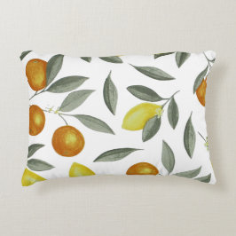 Sinaasappels en citroenen accent kussen