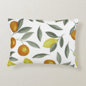 Sinaasappels en citroenen accent kussen (Achterkant)