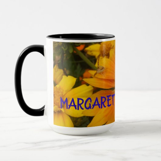 Sinaasappels en Citroenen Blanketflower Met Krabsp Mok (Links)