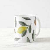 Sinaasappels en citroenen koffiemok (Voorkant rechts)