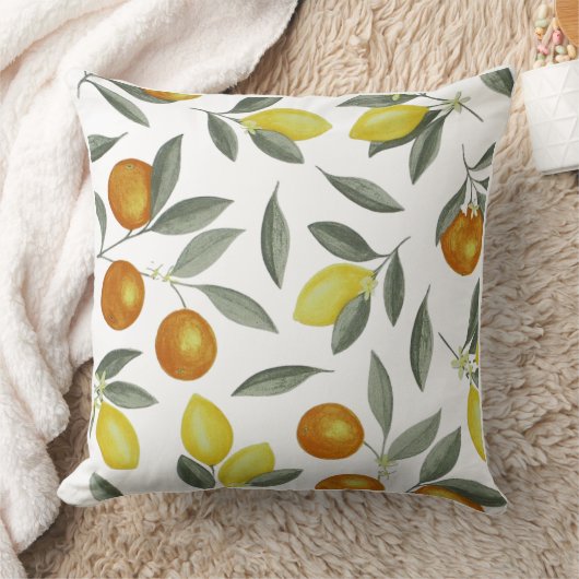 Sinaasappels en citroenen kussen (Deken)