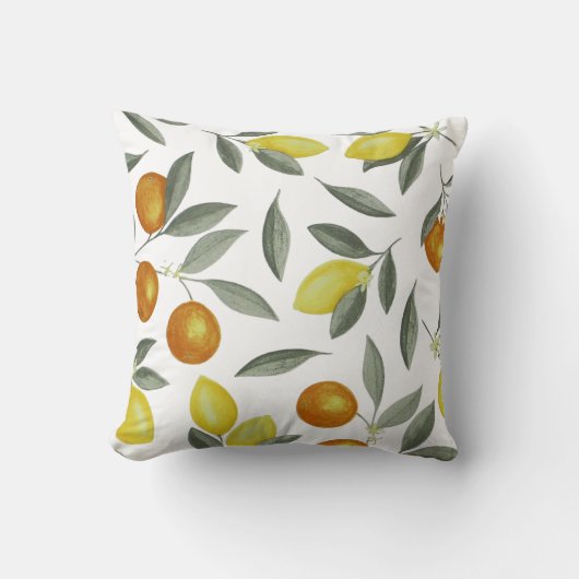 Sinaasappels en citroenen kussen (Voorkant)