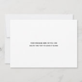 Sinaasappels en Floral Branch Hand Lettert Harteli Bedankkaart (Achterkant)