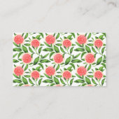 Sinaasappels en Graefruits Book Request Baby showe Informatiekaartje (Achterkant)