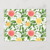 Sinaasappels en grapefruits Advice for the New Mam Briefkaart (Achterkant)